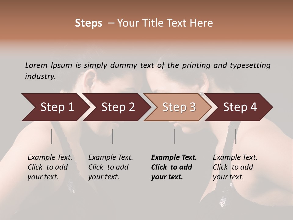 Hand Posing Couple PowerPoint Template
