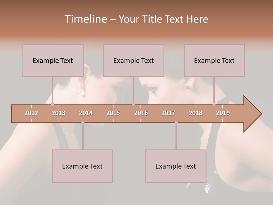 Hand Posing Couple PowerPoint Template
