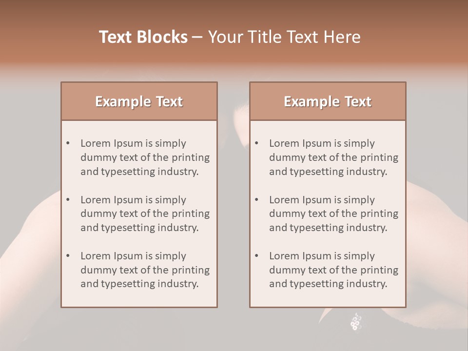 Hand Posing Couple PowerPoint Template
