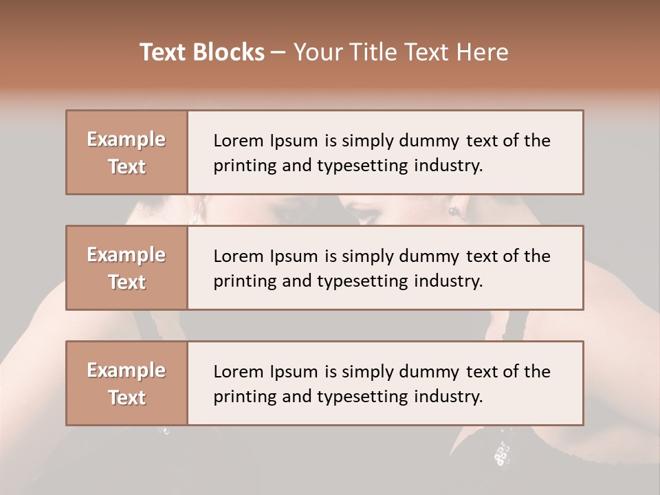 Hand Posing Couple PowerPoint Template