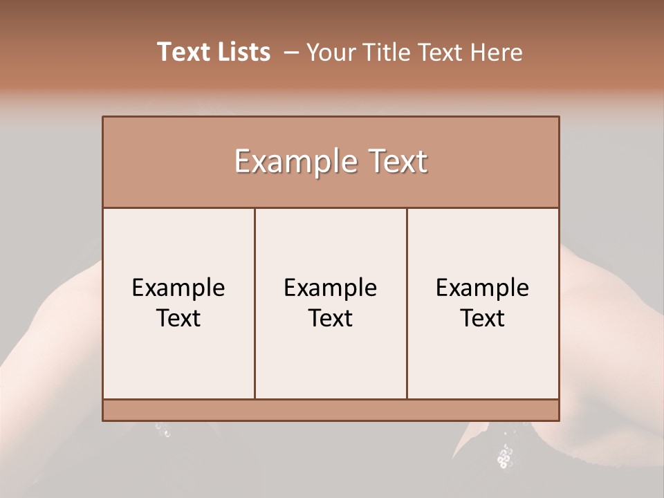 Hand Posing Couple PowerPoint Template
