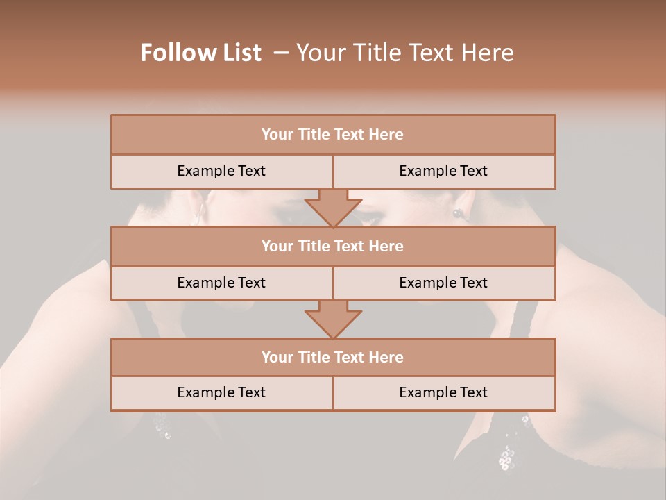 Hand Posing Couple PowerPoint Template
