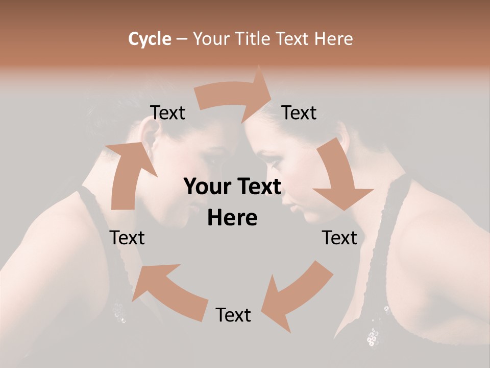 Hand Posing Couple PowerPoint Template