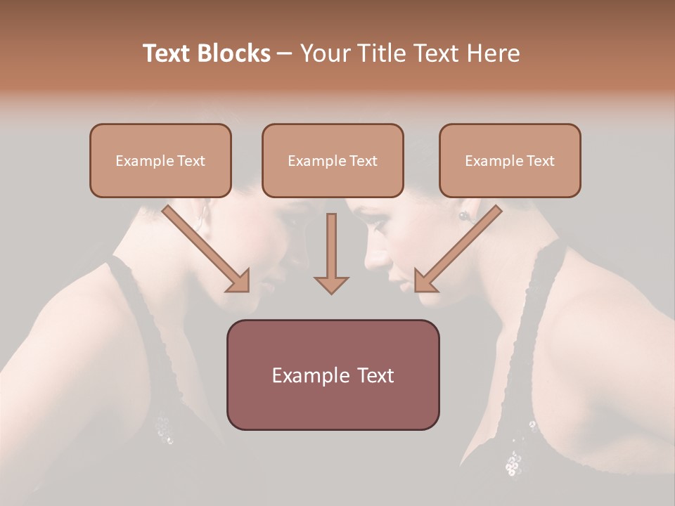 Hand Posing Couple PowerPoint Template