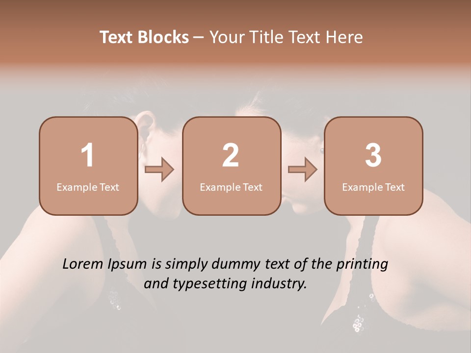 Hand Posing Couple PowerPoint Template