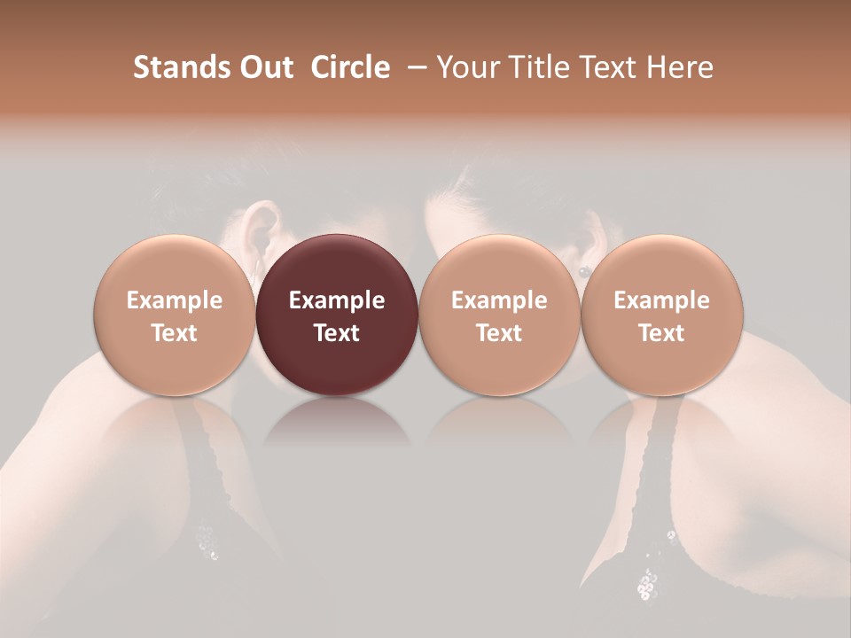 Hand Posing Couple PowerPoint Template