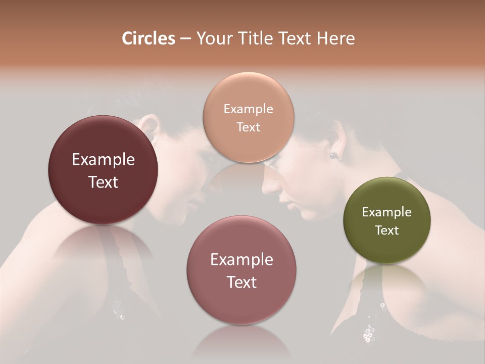 Hand Posing Couple PowerPoint Template