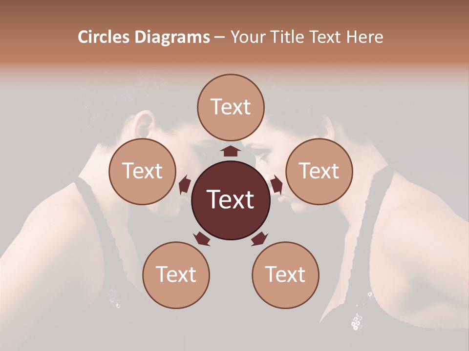 Hand Posing Couple PowerPoint Template