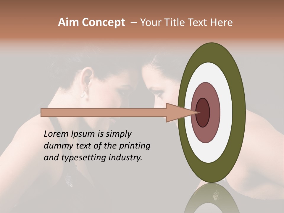 Hand Posing Couple PowerPoint Template