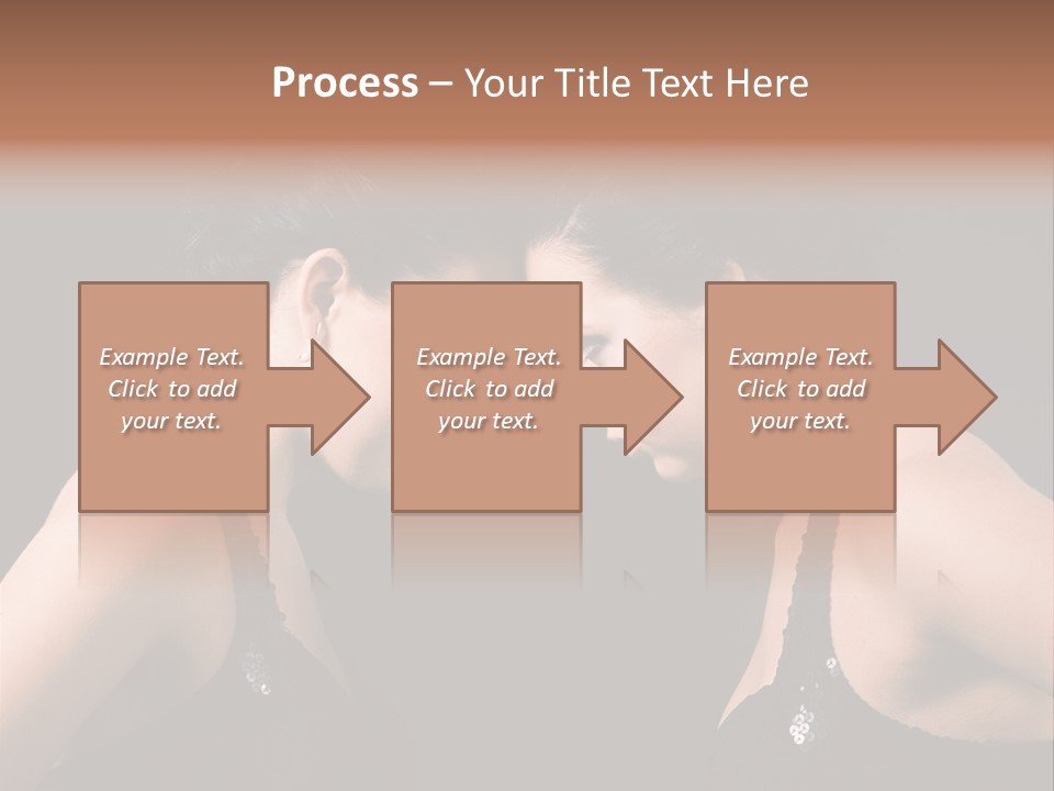 Hand Posing Couple PowerPoint Template