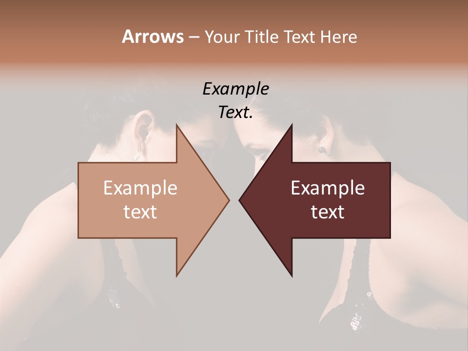 Hand Posing Couple PowerPoint Template