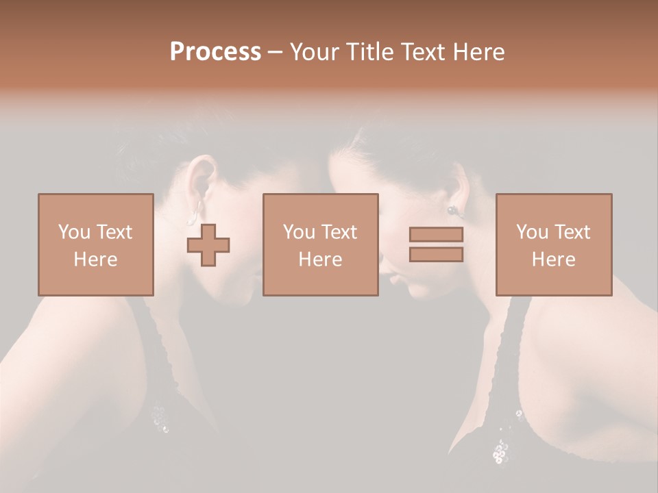Hand Posing Couple PowerPoint Template