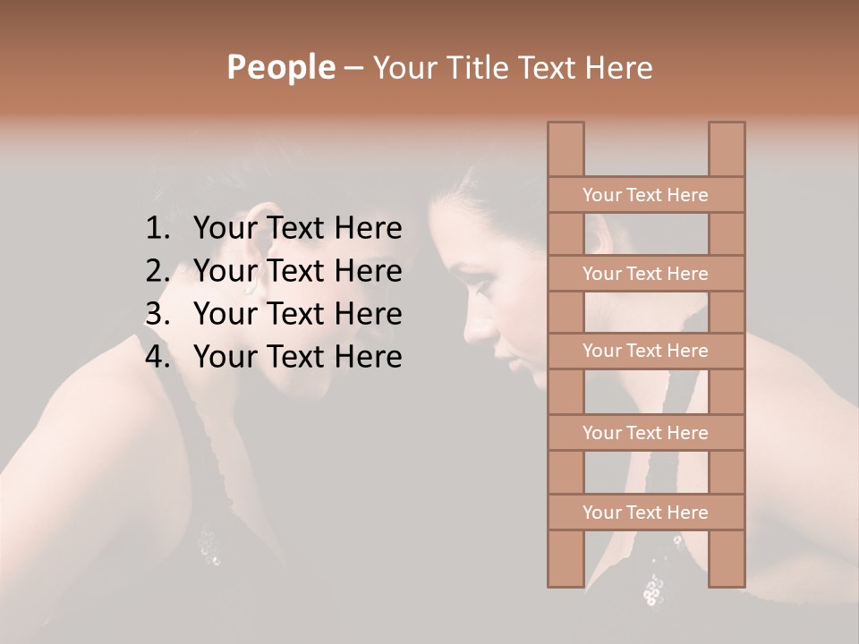 Hand Posing Couple PowerPoint Template