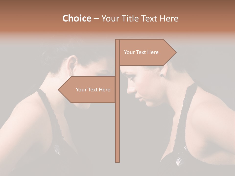 Hand Posing Couple PowerPoint Template