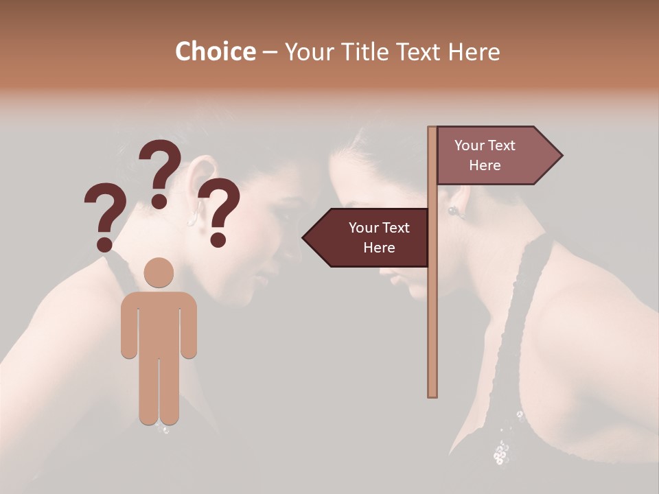 Hand Posing Couple PowerPoint Template