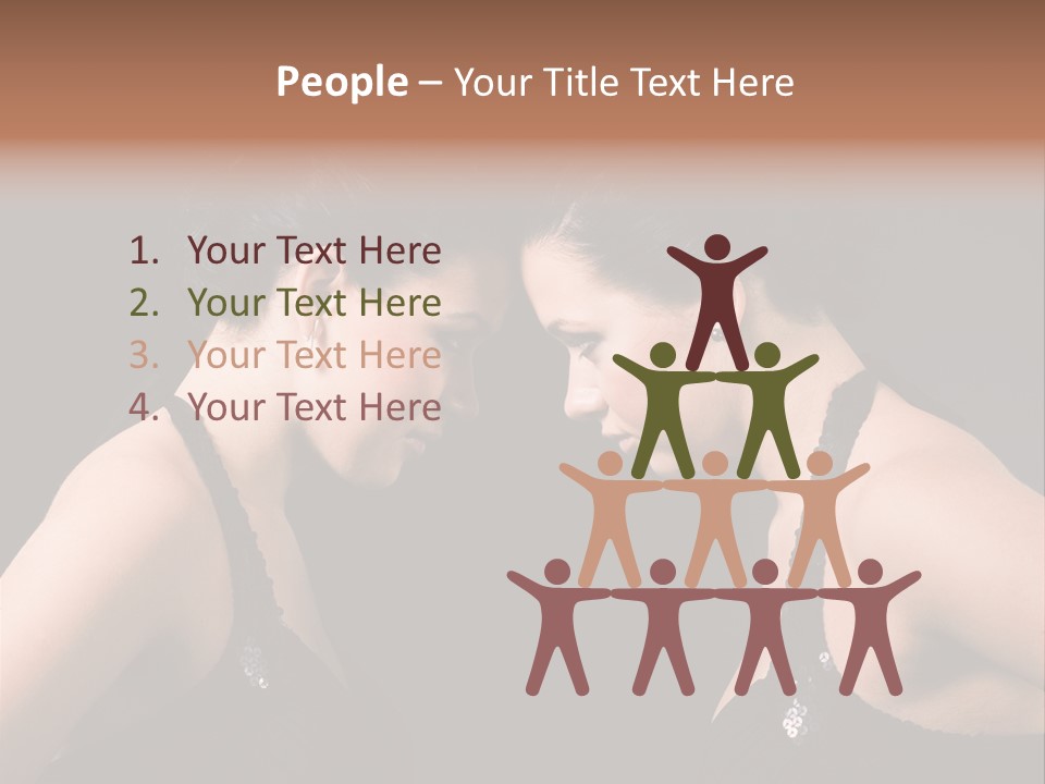 Hand Posing Couple PowerPoint Template