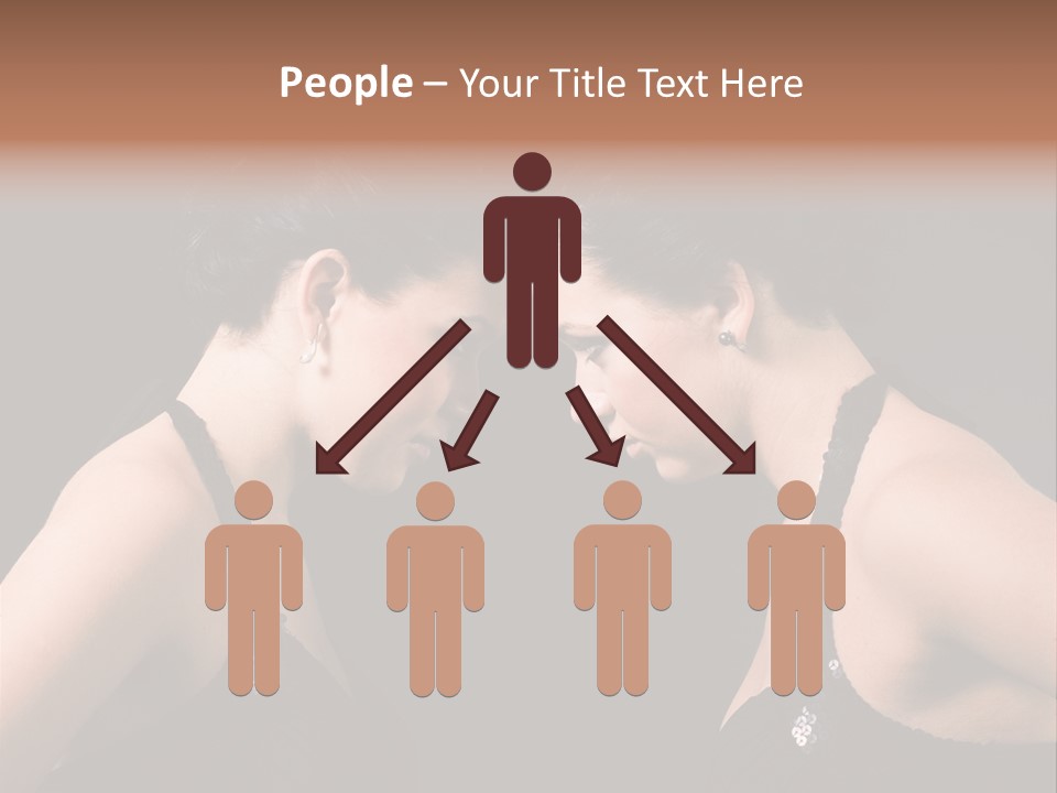 Hand Posing Couple PowerPoint Template