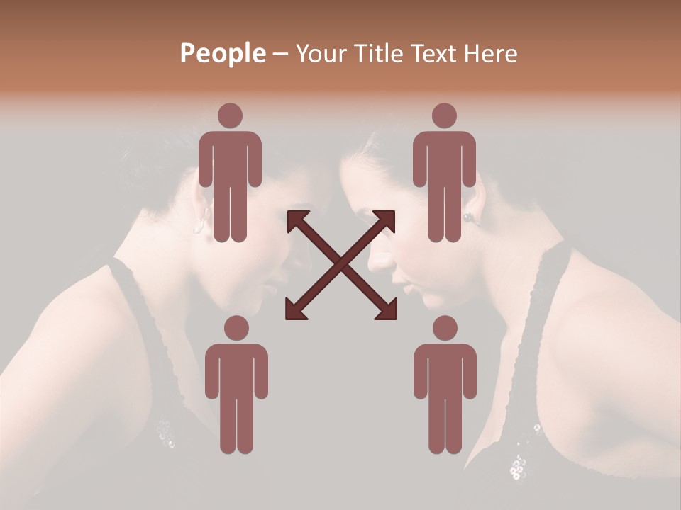 Hand Posing Couple PowerPoint Template