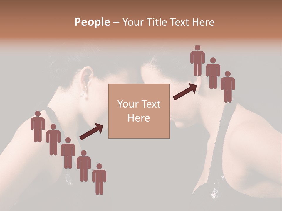 Hand Posing Couple PowerPoint Template