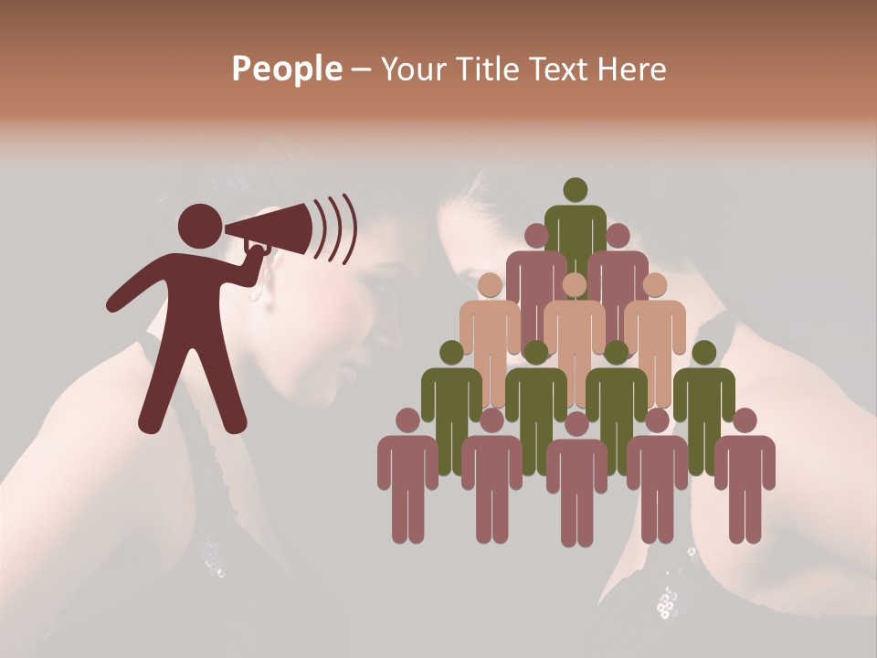 Hand Posing Couple PowerPoint Template