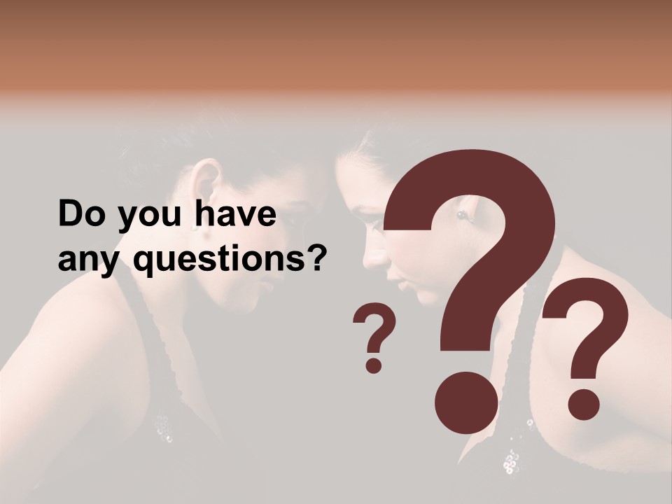 Hand Posing Couple PowerPoint Template