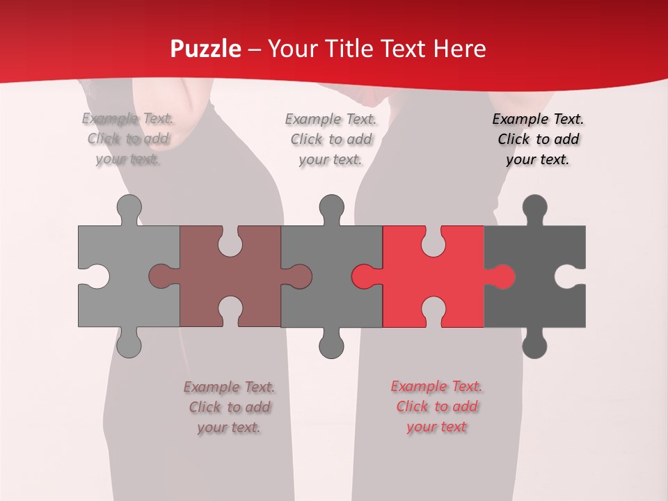 Sexy Woman Posing PowerPoint Template