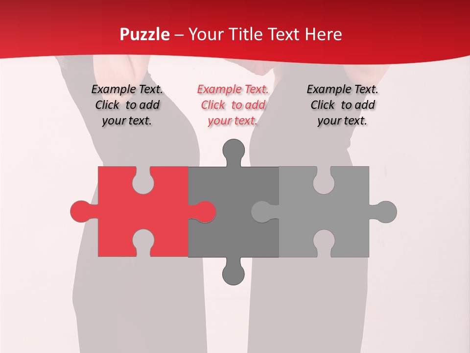 Sexy Woman Posing PowerPoint Template