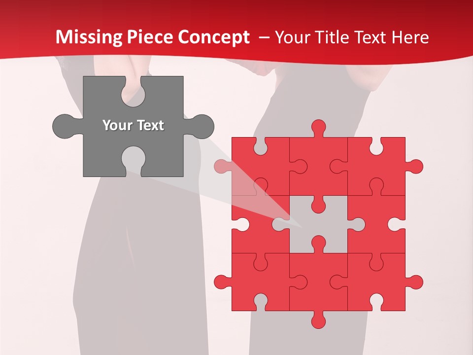 Sexy Woman Posing PowerPoint Template