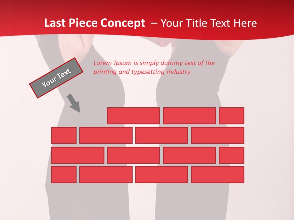 Sexy Woman Posing PowerPoint Template