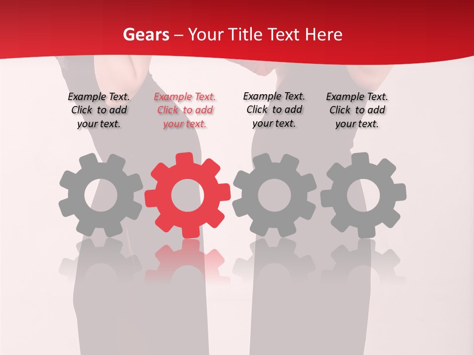 Sexy Woman Posing PowerPoint Template