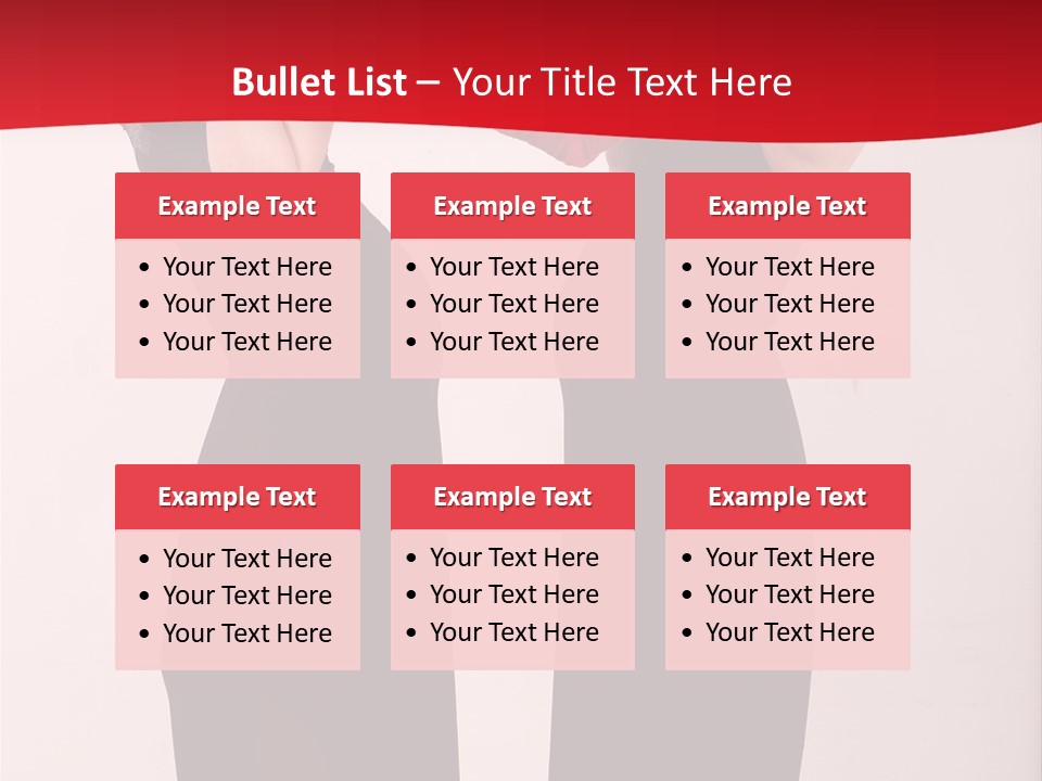 Sexy Woman Posing PowerPoint Template