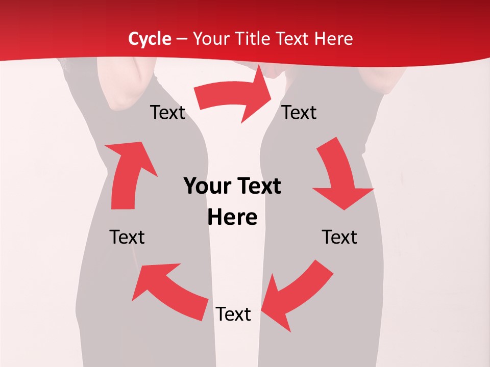 Sexy Woman Posing PowerPoint Template