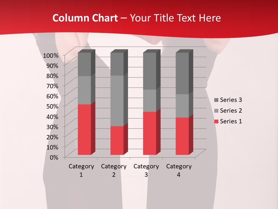 Sexy Woman Posing PowerPoint Template
