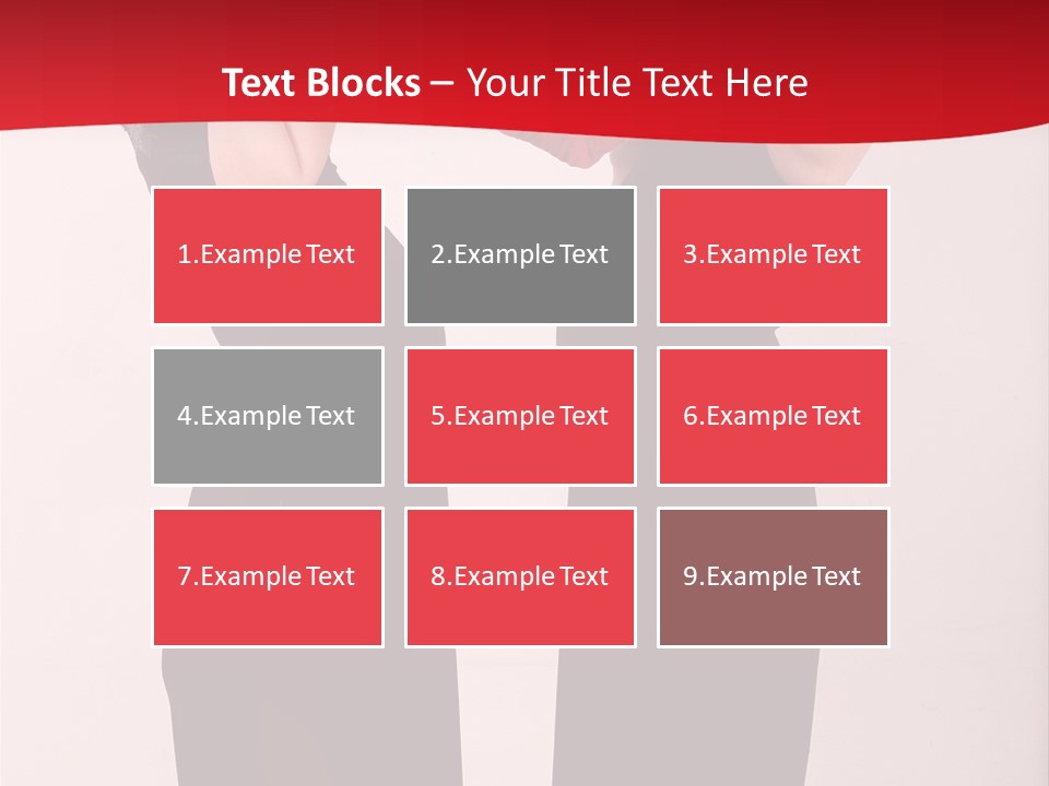 Sexy Woman Posing PowerPoint Template