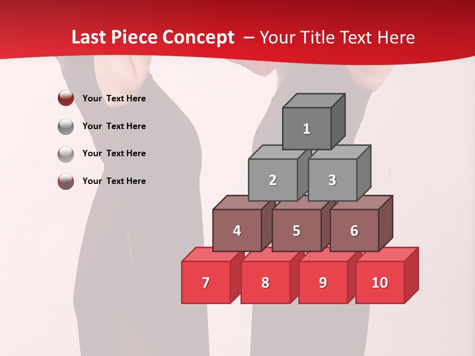 Sexy Woman Posing PowerPoint Template