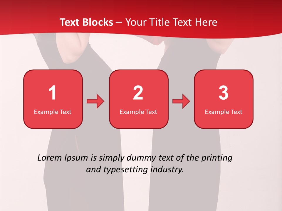 Sexy Woman Posing PowerPoint Template