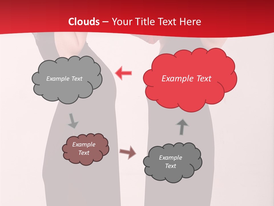 Sexy Woman Posing PowerPoint Template