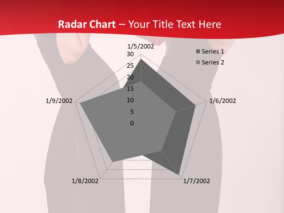 Sexy Woman Posing PowerPoint Template