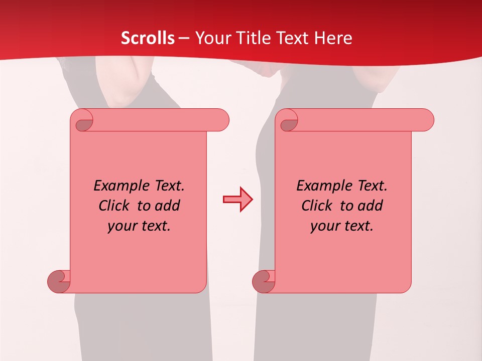 Sexy Woman Posing PowerPoint Template