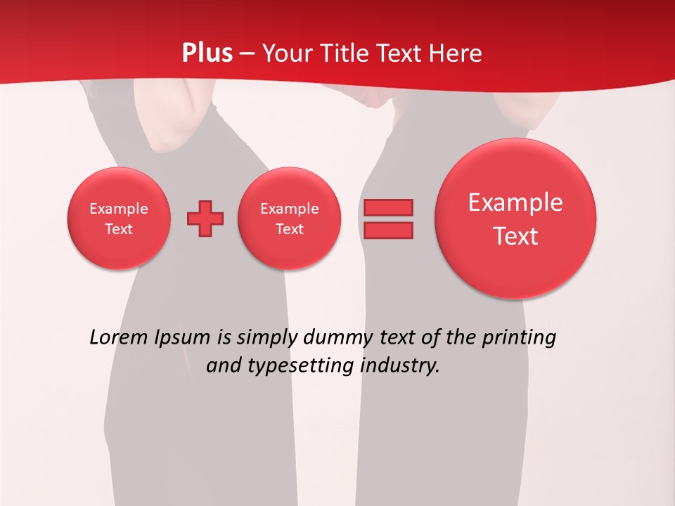 Sexy Woman Posing PowerPoint Template