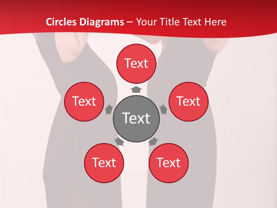 Sexy Woman Posing PowerPoint Template