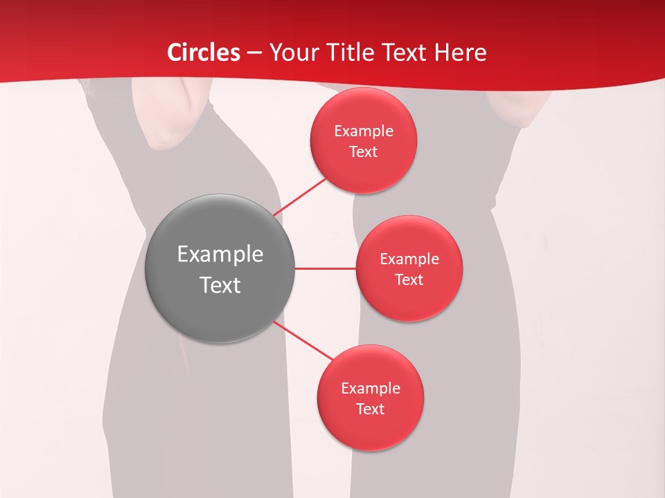 Sexy Woman Posing PowerPoint Template