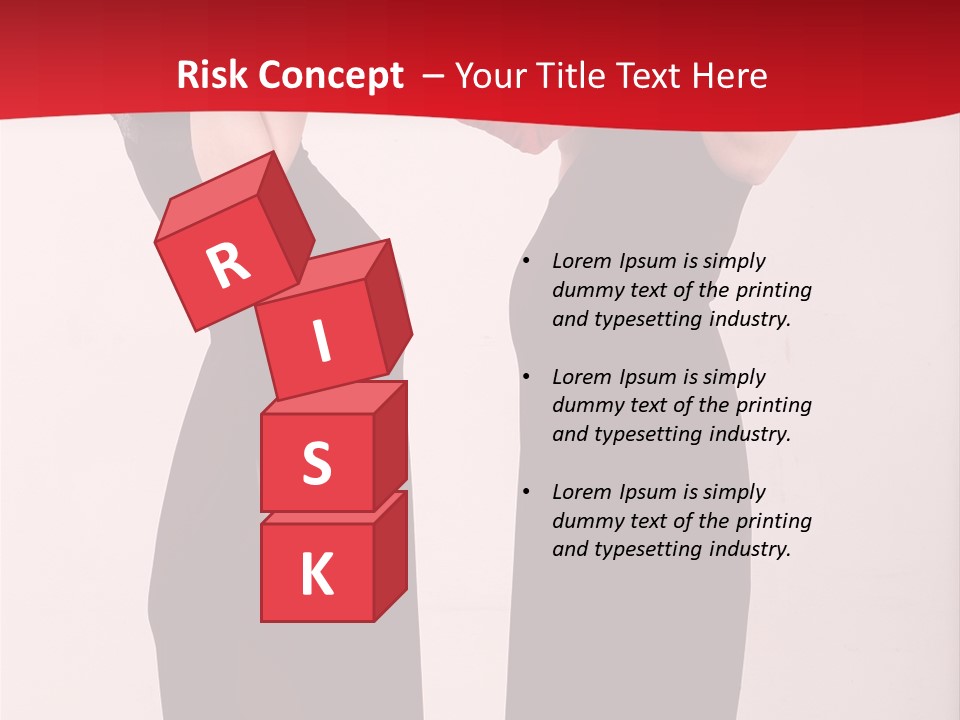 Sexy Woman Posing PowerPoint Template