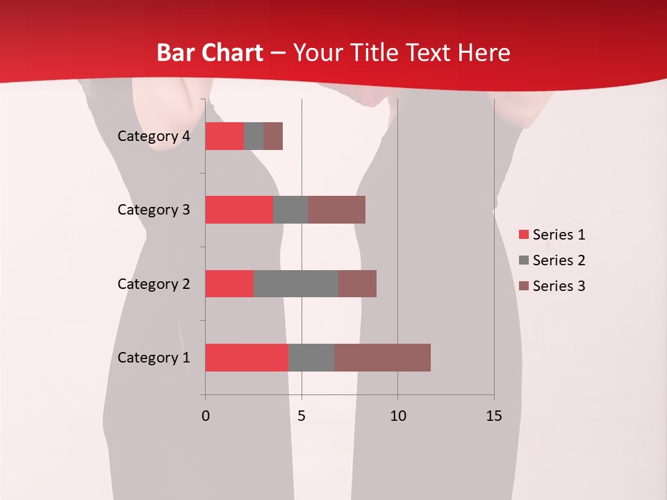 Sexy Woman Posing PowerPoint Template