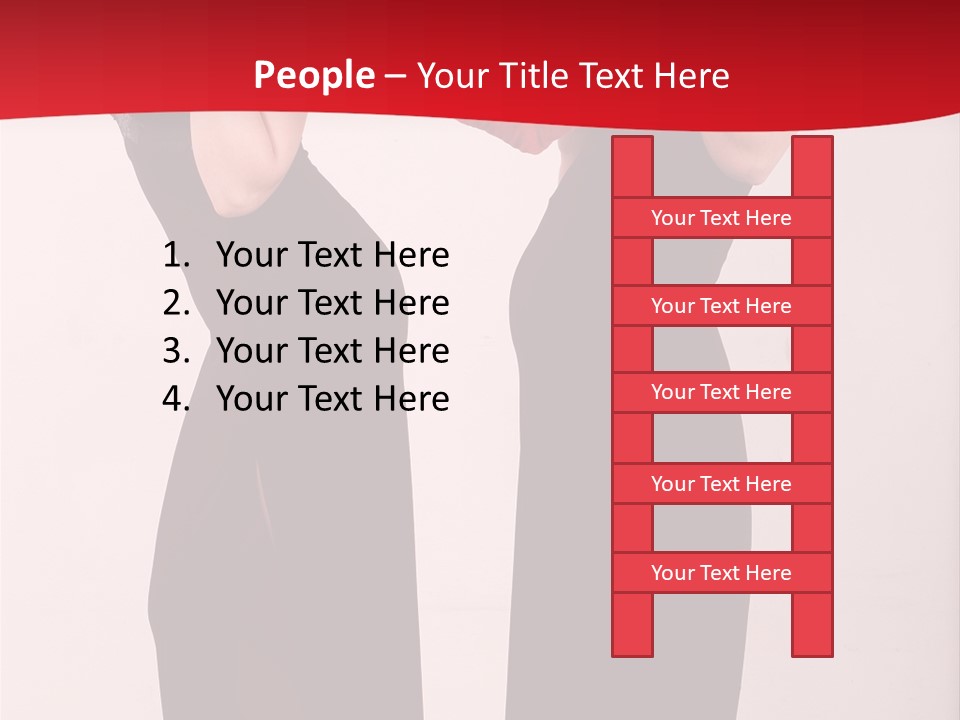 Sexy Woman Posing PowerPoint Template