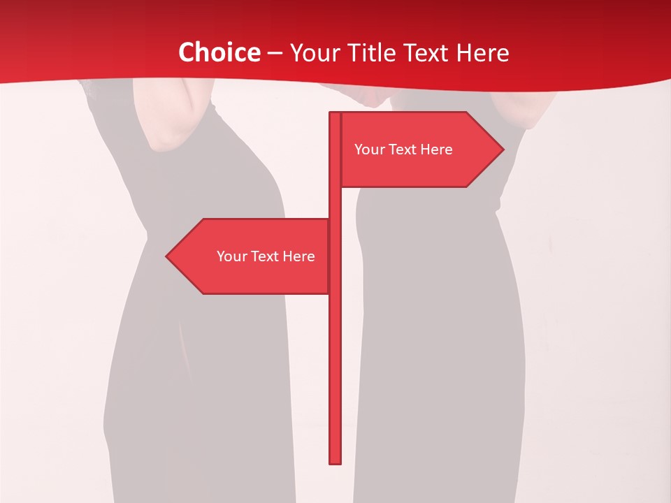 Sexy Woman Posing PowerPoint Template