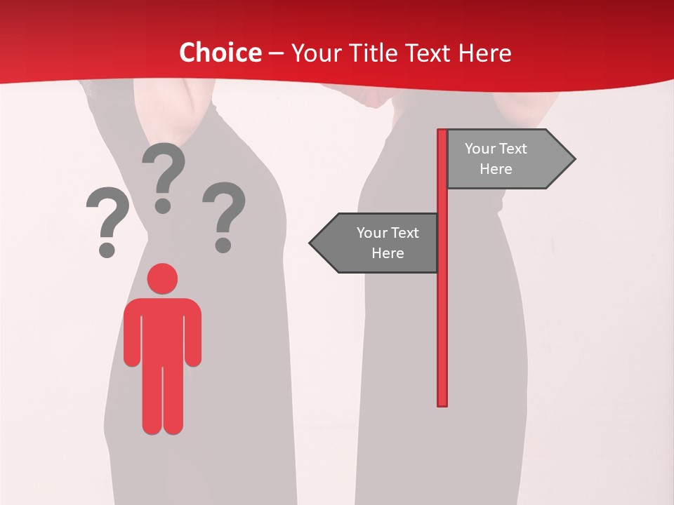 Sexy Woman Posing PowerPoint Template