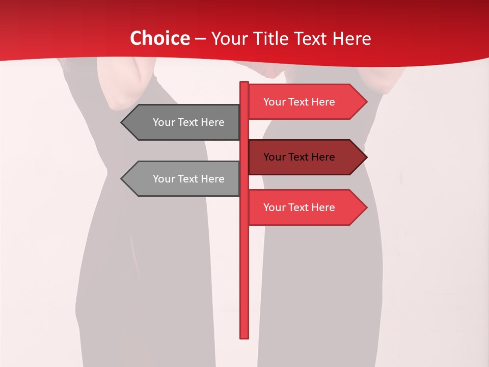 Sexy Woman Posing PowerPoint Template