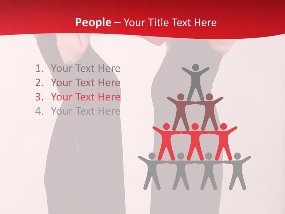 Sexy Woman Posing PowerPoint Template