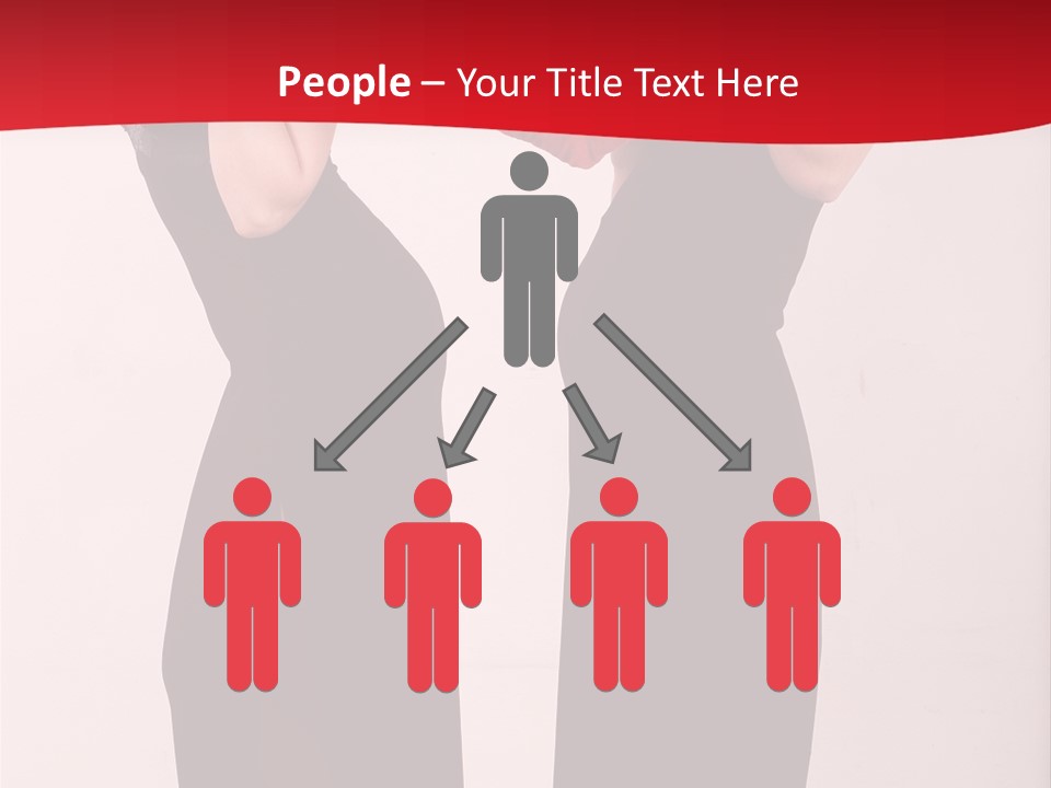 Sexy Woman Posing PowerPoint Template